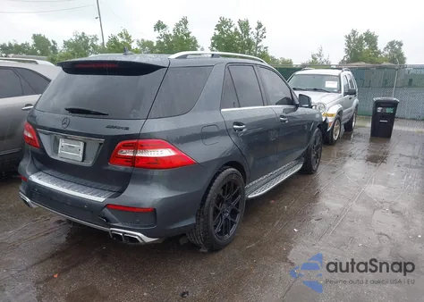 2013 Mercedes-Benz Ml 63 Amg 4Matic from USA, damaged, VIN 4JGDA7EB1DA266169